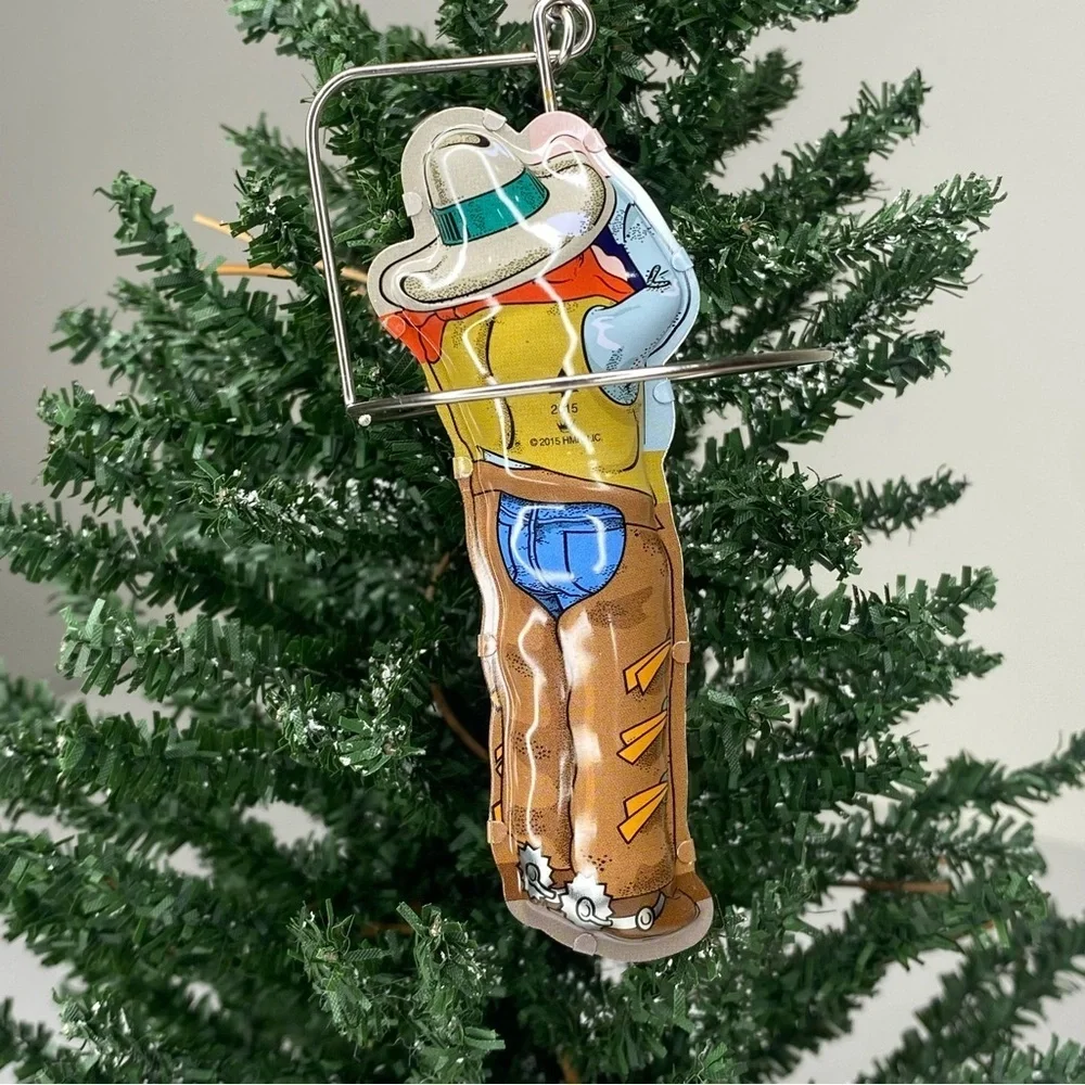 Hallmark Keepsake Rootin’ Tootin’ Cowboy Christmas Ornament 2015 #2 Tin Toys